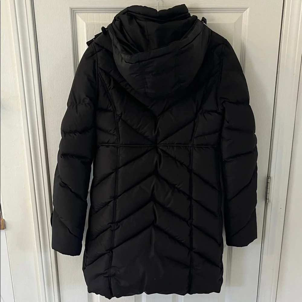 J. Crew Black Quilted Puffer Coat